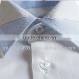 Custom White Oxford 80s 2 Ply Shirt Fused Collar Dress Shirt Boys Shirts thumbnail-2