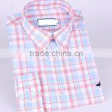 2017 New Design Plaid Men's Long Sleeve Casual Shirt Wholesale thumbnail-1