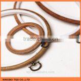 Wholesale Cross Stitch Accessory ABS Wooden Pattern Embroidery Hoops thumbnail-2