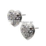 Customized Stylish Girlish Tops Cute Heart Shape Hiphop Jewelry For Girls Wholesale thumbnail-3