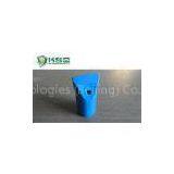 Blue Tungsten Carbide Tapered Chisel Drill Bit Flat Chipways