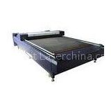 Flat bed CNC Laser Cutting Machine , canvas / clothing / carpet laser cutter engraver