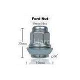 Ford Adjusting Wheel Lug Nuts WN705F, Bulge Acorn Lug Nuts with Stainless Steel Cap