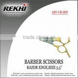 Pakistan Barber Scissors Razor Edge,SIZE 5.5'',Peluqueria Tijeras Razor Edge thumbnail-3