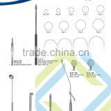 9 Blood Lancets & Laryngeal Mirrors