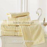 Cheap Wholesale Superior Durability Hotel Towel Set Dobby Dyed Towel thumbnail-2