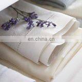 Wedding White Table Linens With Ladder Hemstitch in White Color