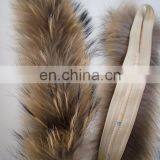 Real Raccoon Fur Strip and Raccoon Fur Trim for Garment thumbnail-4