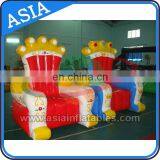 Hot Sale Inflatable King Throne Inflatable Chair for Outdoor Game thumbnail-2