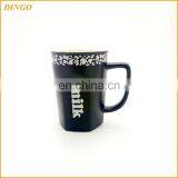 Custom Cheap Coffee Mugs Sublimation Printing 11oz Dark Blue Blank Ceramic Mug thumbnail-3