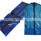 PVC Transparent Plastic Suit Cover for Mens Clothes Travel Bag thumbnail-3