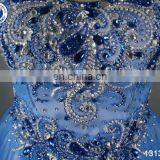 Bling Bling Ice Blue Short Puffy Homecoming Dress Made in China thumbnail-5