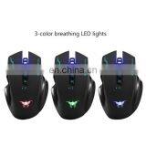 Dropshipping Combatwing W100 Rechargeable 2.4G Wireless Wired Gaming Mouse Optical Mice With 4 Adjustable DPI Levels & 8 Buttons thumbnail-4