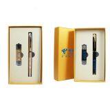 Custom Christmas Business Gift Set ,Pen and USB Flash Drive Office Gift Set, China Wholesale Unique Gift Idea thumbnail-5