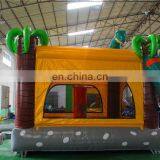 Palm Theme Dinosaur Bouncy Castle, Kids Inflatable Bounce Castle for Riding thumbnail-4