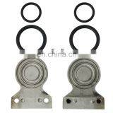 Customized Various Stainless Steel Glass Door Clamp 6-12mm Rubber Gasket With Flat Back Base thumbnail-6