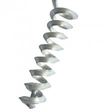 Aluminum vortok spire used with Railway Screw Spike