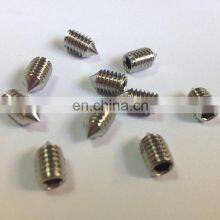 Stainless Steel DIN913 DIN914 DIN915 DIN916 Dog Point Grub Screw Hex Socket Set Screw With Cone Point thumbnail-2