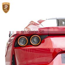 DRY CARBON FIBER CAR REPLACEMENT ACCESSORIES REAR LIGHTS COVERS FOR 812 SUPERFAST AUTO PARTS TAIL LIGHTS COVERS