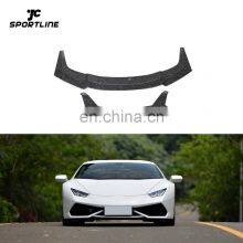 Forged Carbon Fiber LP610 Front Lip Splitters for Lamborghini Huracan LP610-4 Coupe 2-Door 2014-2016 thumbnail-2