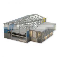 prefabricated metal construction building light steel structure warehouse/garage price