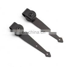 Sliding Rail Steel Heart Shaped Retro Roller Hangers Sliding Single Wood Barn Door Hardware Closet Kit thumbnail-3