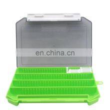 Wholesale Portable Fishing Tackle Box Double Compartments Lure Hook Baits Pesca Accessory Plastic Baits Tackle Boxs