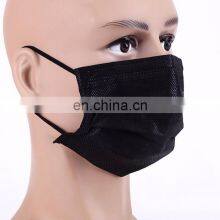 3 Capas 50 Piezas Mascarillas de Protection Negro Desechables thumbnail-5
