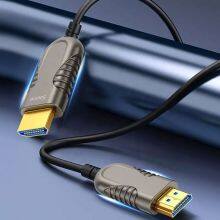 4k60hz 18gbps Hdmi 2.0 Optical Fiber Cable 10m 15m 20m 30m 50m 100m Hdmi Fiber Optic Aoc Cable HD1070 thumbnail-3