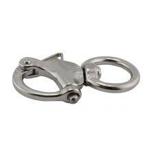 304/316 Stainless Steel Round Swivel Snap Shackle thumbnail-3