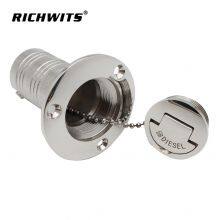 Stainless Steel 316/304 Deck Filler With Clamshell thumbnail-5