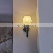 Home Decoration Led Background Wall Lamp Bedside Bedroom Indoor Wall Sconces Alabaster Wall Lamp thumbnail-5