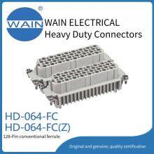 Wain Heavy-duty Connector Hd-064-fc (z) Insert With 128 Pins, Ultra-high Density Insert, Rectangular Connector, Aviation Plug thumbnail-1