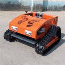 Gasoline/Electric Hybrid Cordless Remotely Controlled Lawn Cutting Machine 800mm Cutting Width 4Km/H Speed High Torque Engine thumbnail-6