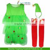 Ladies Sexy Christmas Tree Tutu + Stockings Womens Fancy Dress Outfit Costume Wholesalers