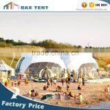 Geodesic Dome Tent Event Dome Tent White PVC Cover White Dome Mode Tent for Sale thumbnail-4
