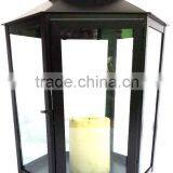 Candle Lantern Glass With Metal ST-1408 thumbnail-1