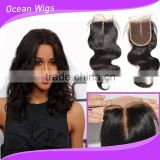 brazilian hair weaving closure pieces