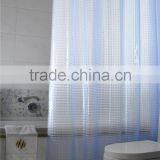 100% Pvc Hot Selling Soild Color Printed Bathroom Curtain thumbnail-1
