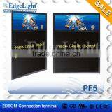 Edgelight neon led writing board PF5 ABS material frame slim lighting box