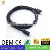 HDTV Application Mini HDMI Cable 24K Gold Plated thumbnail-5