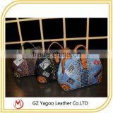 2016 Latest Leather Shoulder Messenger Bag Korean Hangbag With Leather Badge thumbnail-4