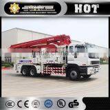 Best Used New XCMG HB41 41m Mini Concrete Pump Mixer Truck for Sale thumbnail-1