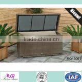 Cushion Storage Box Alum Frame PE Rattan thumbnail-1