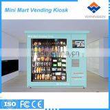 Self-service Automatic Food Mini Mart Vending Kiosk for Sale