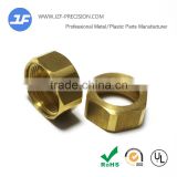 Custom brass hex nut for machinerry
