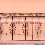 Top-selling hand forged wrought iron craft fence design