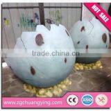 2014 Outdoor Fiberglass Dinosaur Egg for Sale thumbnail-1
