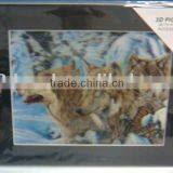 Lenticular 3D Picture With Paper Mat Frame