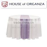 Wedding Decor Supplies Banquet Organza Table Cover Overlay Runners for Wedding Party Table Decoration thumbnail-1